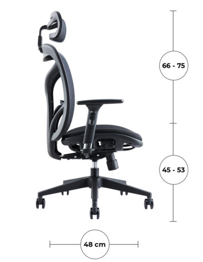 kancelárska stolička MOSH Airflow 601