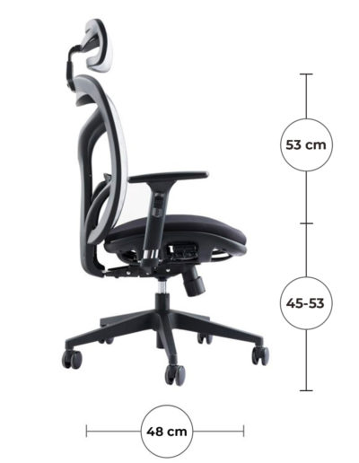 kancelárska stolička MOSH Airflow 601