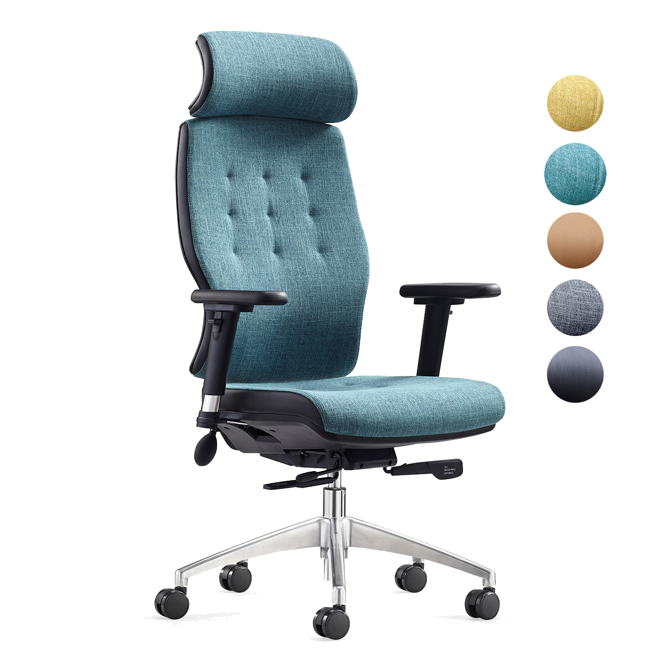 kancelárska stolička Elite H modrá